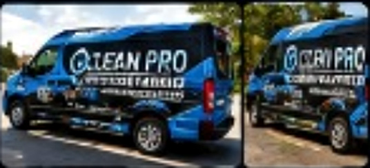 Clean Pro commercial van featured in Jessica's review